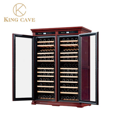 Low Noise Wood Wine Cooler Electric 50 To 80% Humidity Constant Temperature