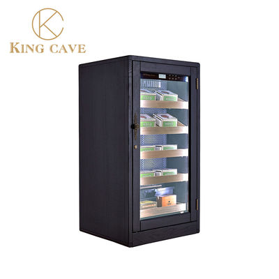 Automatic Cooling And Humidity Control Lockable Wooden Electric Cigar Cabinet