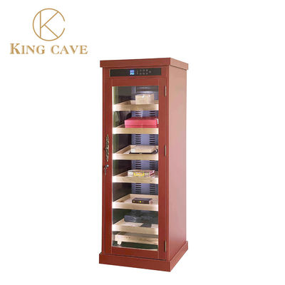 قیمت خوب قاب چوبی مستقل کنترل لمسی سیگار برق خنک کننده Humidor کابینت آنلاین
