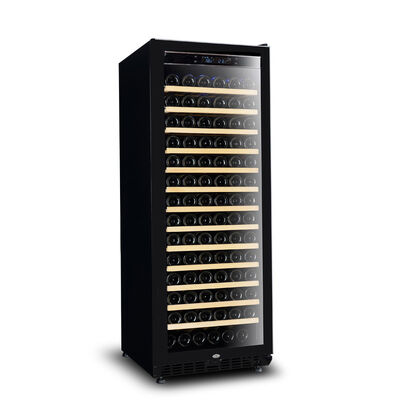 قیمت خوب یخچال کابینت خنک کننده شراب با درب شیشه ای کنترل دمای دیجیتال و مناطق دمای دوگانه آنلاین