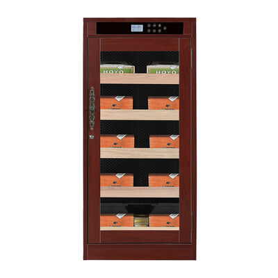 قیمت خوب کولر سیگار الکتریکی چوبی با رطوبت قابل تنظیم کابینت Humidor آنلاین