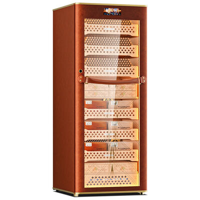 قیمت خوب کابینت مرطوب کننده سیگار الکترونیکی با کنترل دمای ثابت و نور LED آنلاین