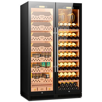 قیمت خوب کابينت دو زون سيگار هاي الکترونيکي با قفسه هاي خيزر اسپانيايي آنلاین