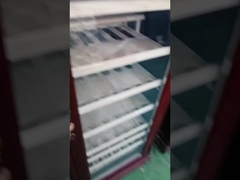 شیشه کم سر و صدا جلو یخچال شراب کنترل لمسی قفسه های قابل تنظیم